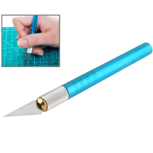 WLXY-9311, WLXY Tool Precision Knife with Replaceable Blade for Mat Cutting / Model Making / Etching / Carving / Scoring / Trimming, OAL: 145mm, Size: 121mm x 10mm Diameter(Blue) - Burin &Cutting Knife by WLXY | Online Shopping UK | buy2fix