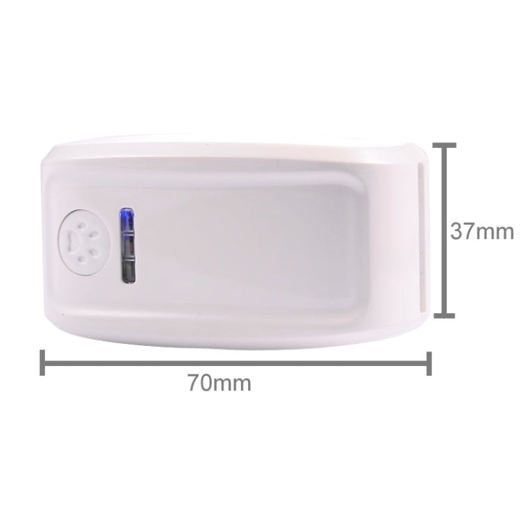 KH-909 Universal IPX6 Waterproof GPS Tracker for Pet / Kid / the Aged (White + Black) - Pet Tracker by buy2fix | Online Shopping UK | buy2fix