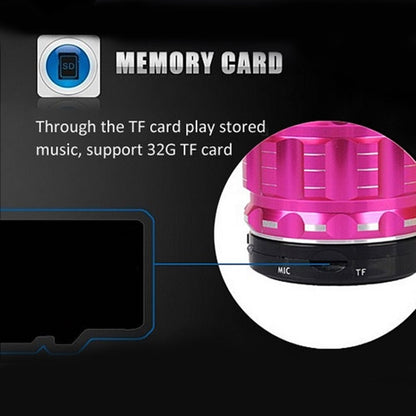 S28 Metal Mobile Bluetooth Stereo Portable Speaker with Hands-free Call Function(Green) - Desktop Speaker by buy2fix | Online Shopping UK | buy2fix