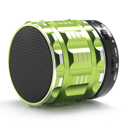 S28 Metal Mobile Bluetooth Stereo Portable Speaker with Hands-free Call Function(Green) - Desktop Speaker by buy2fix | Online Shopping UK | buy2fix