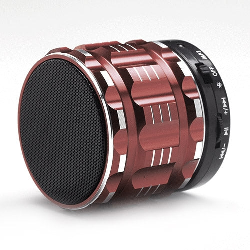 S28 Metal Mobile Bluetooth Stereo Portable Speaker with Hands-free Call Function(Brown) - Desktop Speaker by buy2fix | Online Shopping UK | buy2fix