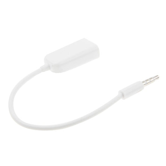 Stereo Audio Aux Cable 3.5mm Male to 2 Female Splitter Adapter, Compatible with Phones, Tablets, Headphones, MP3 Player, Car/Home Stereo & More(White) by buy2fix