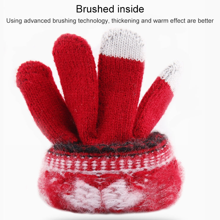 Multifunctional Three Fingers Touch Screen Wool Warm Gloves, For iPhone, Galaxy, Huawei, Xiaomi, HTC, Sony, LG and other Touch Screen Devices(Pink) - Touch Gloves by buy2fix | Online Shopping UK | buy2fix