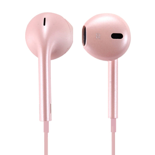 EarPods Wired Headphones Earbuds with Wired Control & Mic(Rose Gold) by buy2fix