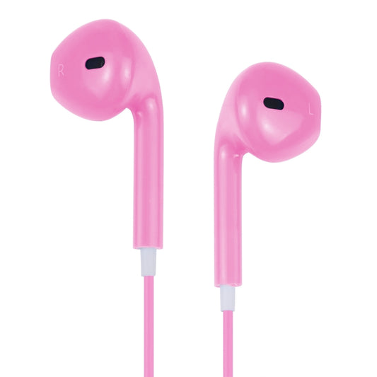 EarPods Wired Headphones Earbuds with Wired Control & Mic(Magenta) by buy2fix