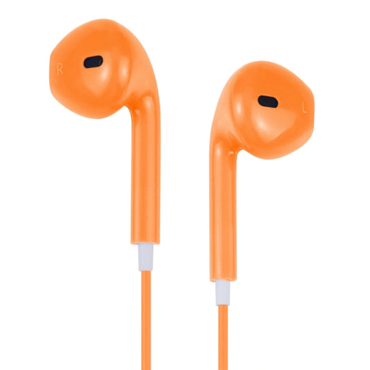 EarPods Wired Headphones Earbuds with Wired Control & Mic(Orange) by buy2fix