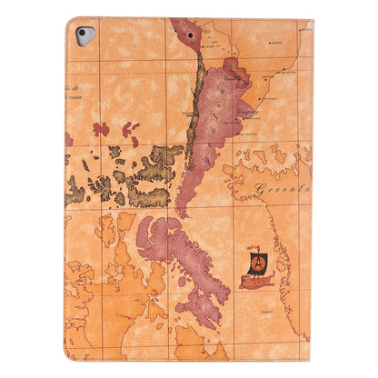 Retro World Map Pattern Leather Case with Holder & Card Slots & Wallet for iPad Air 2, Random Delivery(Dark Brown) - More iPad Cases by buy2fix | Online Shopping UK | buy2fix