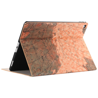 Retro World Map Pattern Leather Case with Holder & Card Slots & Wallet for iPad Air 2, Random Delivery(Light Brown) - More iPad Cases by buy2fix | Online Shopping UK | buy2fix