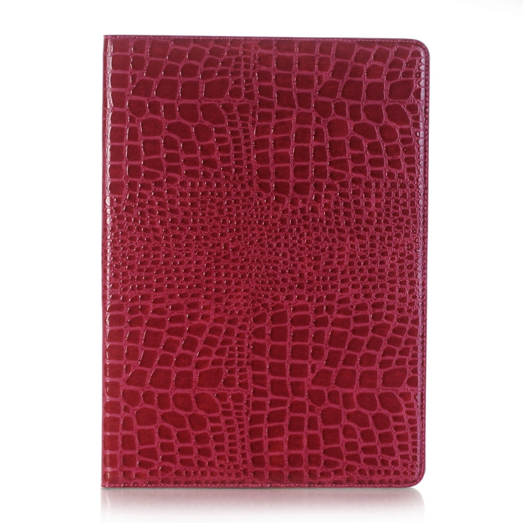 Crocodile Texture Horizontal Flip Leather Case with Holder & Card Slots & Wallet for iPad Air 2(Red) - More iPad Cases by buy2fix | Online Shopping UK | buy2fix