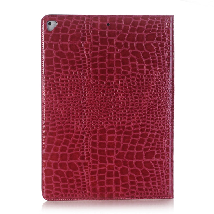 Crocodile Texture Horizontal Flip Leather Case with Holder & Card Slots & Wallet for iPad Air 2(Red) - More iPad Cases by buy2fix | Online Shopping UK | buy2fix