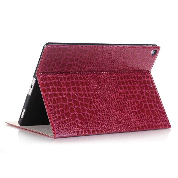 Crocodile Texture Horizontal Flip Leather Case with Holder & Card Slots & Wallet for iPad Air 2(Red) - More iPad Cases by buy2fix | Online Shopping UK | buy2fix