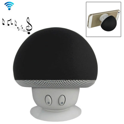 Mushroom Shape Bluetooth Speaker with Suction Holder(Black) - Desktop Speaker by buy2fix | Online Shopping UK | buy2fix