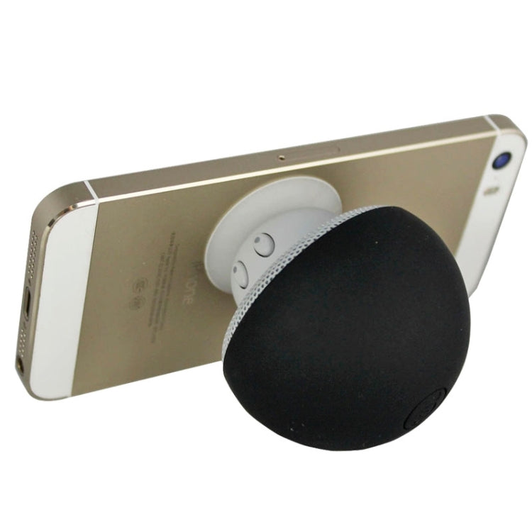 Mushroom Shape Bluetooth Speaker with Suction Holder(Black) - Desktop Speaker by buy2fix | Online Shopping UK | buy2fix