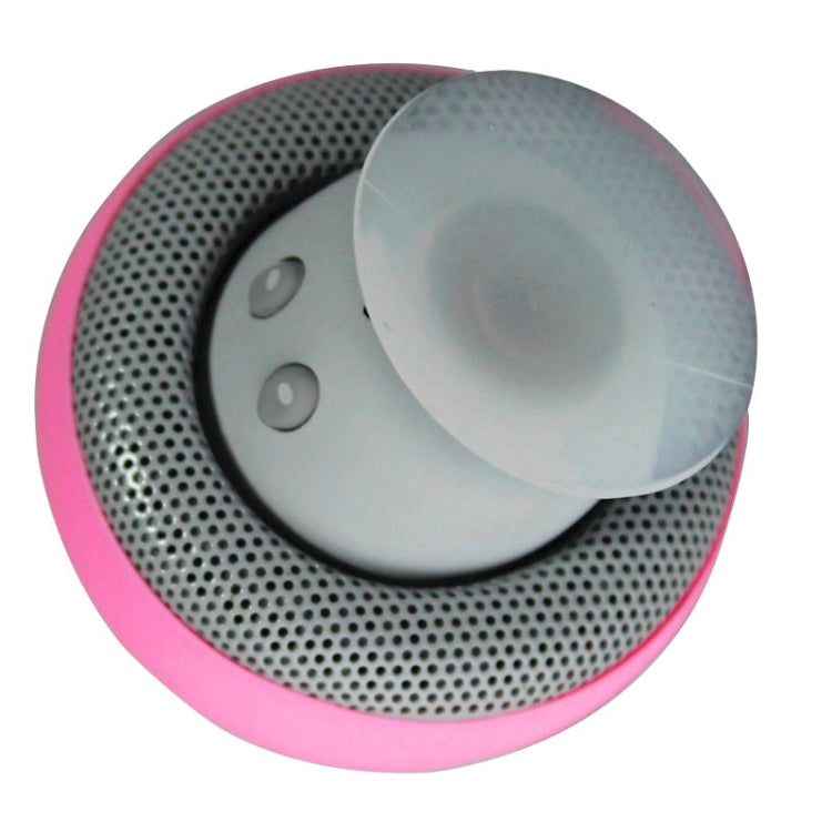 Mushroom Shape Bluetooth Speaker with Suction Holder(Pink) - Desktop Speaker by buy2fix | Online Shopping UK | buy2fix