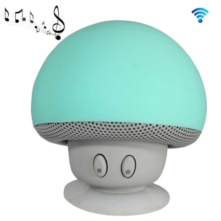 Mushroom Shape Bluetooth Speaker with Suction Holder(Green) - Desktop Speaker by buy2fix | Online Shopping UK | buy2fix