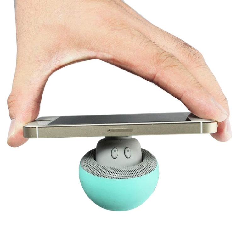 Mushroom Shape Bluetooth Speaker with Suction Holder(Green) - Desktop Speaker by buy2fix | Online Shopping UK | buy2fix
