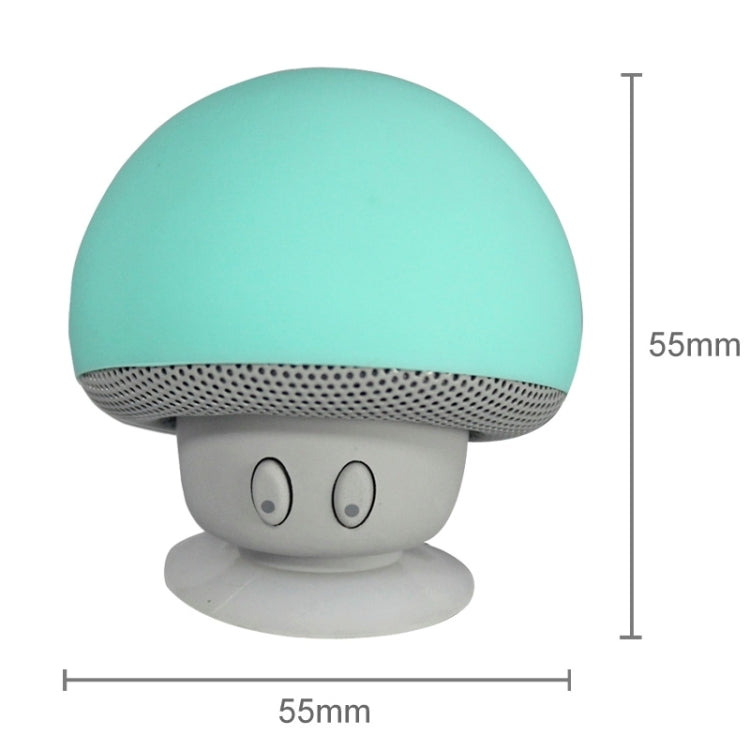 Mushroom Shape Bluetooth Speaker with Suction Holder(Green) - Desktop Speaker by buy2fix | Online Shopping UK | buy2fix