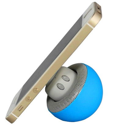 Mushroom Shape Bluetooth Speaker with Suction Holder(Blue) - Desktop Speaker by buy2fix | Online Shopping UK | buy2fix