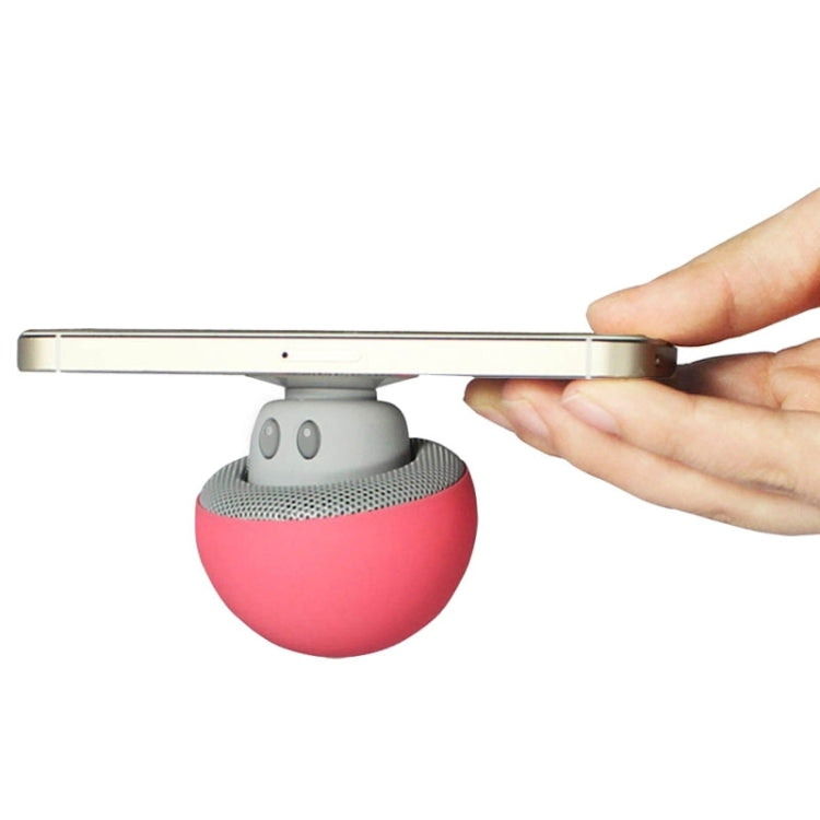 Mushroom Shape Bluetooth Speaker with Suction Holder(Red) - Desktop Speaker by buy2fix | Online Shopping UK | buy2fix