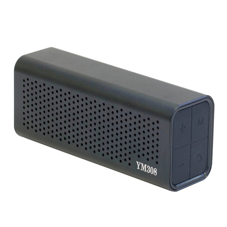 YM-308 Portable Rechargeable NFC Bluetooth Speaker, Support TF Card(Black) - Desktop Speaker by buy2fix | Online Shopping UK | buy2fix