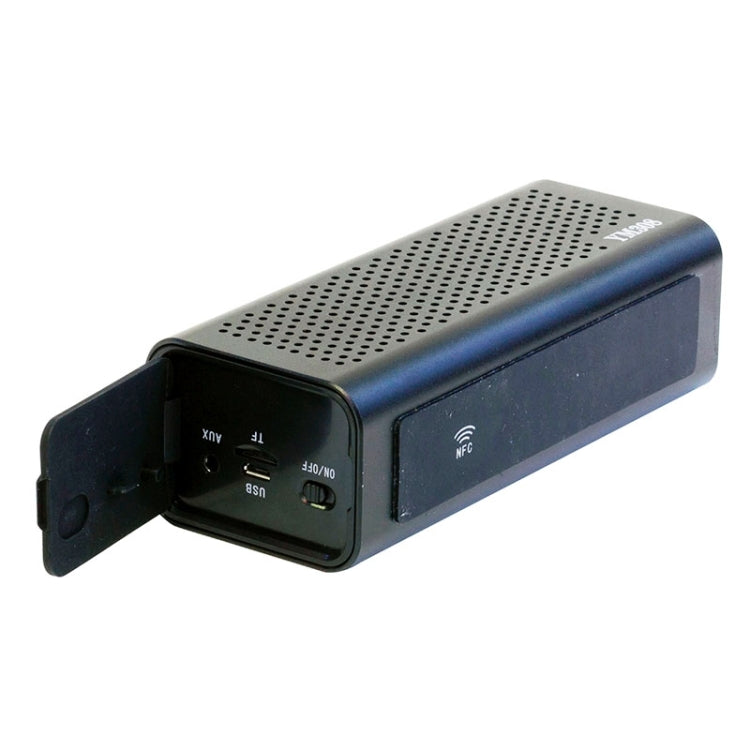 YM-308 Portable Rechargeable NFC Bluetooth Speaker, Support TF Card(Black) - Desktop Speaker by buy2fix | Online Shopping UK | buy2fix