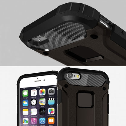 For iPhone 6 & 6s Tough Armor TPU + PC Combination Case(Black) by buy2fix
