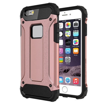 For iPhone 6 & 6s Tough Armor TPU + PC Combination Case(Rose Gold) by buy2fix