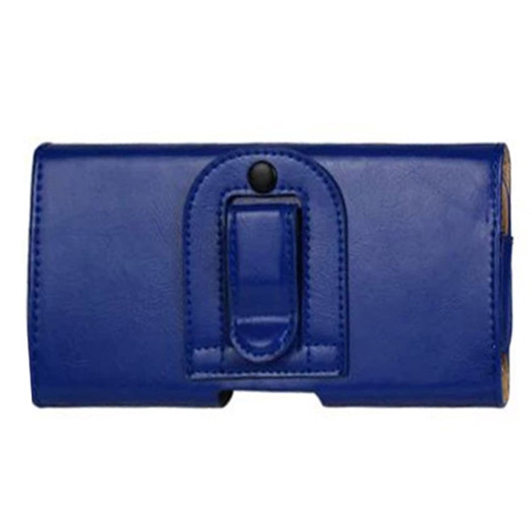 Crazy Horse Texture Horizontal Style Leather Waist Bag for iPhone 6 Plus & 6S Plus / Galaxy Note 4 / Note 3 / Note 2 / A5 & A3(Dark Blue) - More iPhone Cases by buy2fix | Online Shopping UK | buy2fix