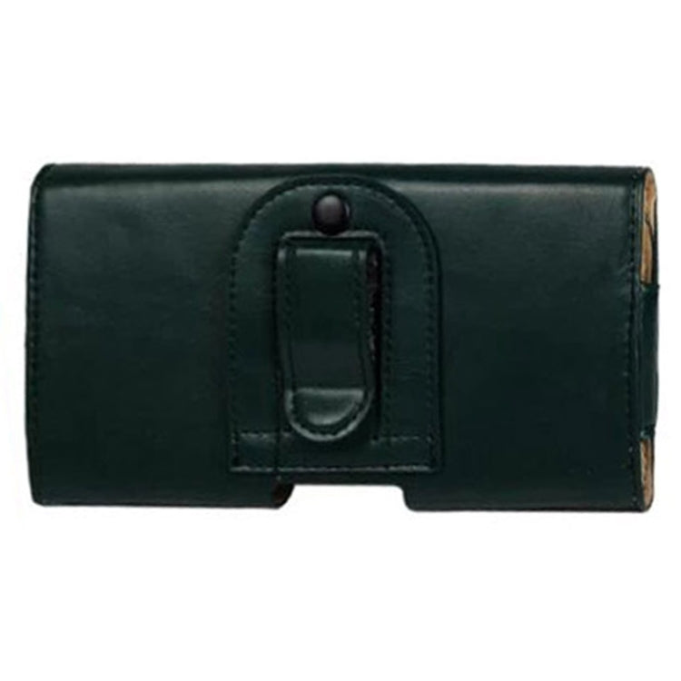 Crazy Horse Texture Horizontal Style Leather Waist Bag for iPhone 6 Plus & 6S Plus / Galaxy Note 4 / Note 3 / Note 2 / A5 & A3(Green) - More iPhone Cases by buy2fix | Online Shopping UK | buy2fix