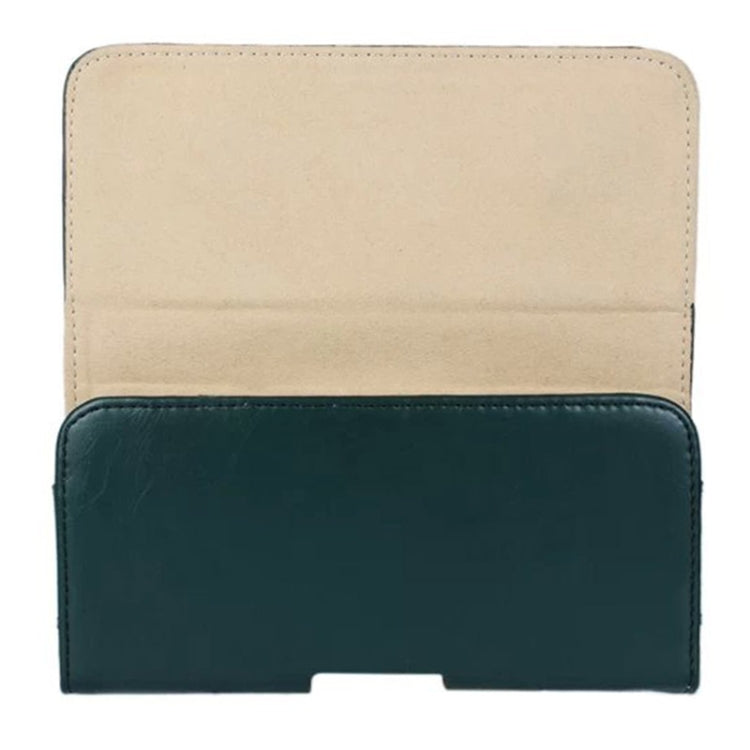Crazy Horse Texture Horizontal Style Leather Waist Bag for iPhone 6 Plus & 6S Plus / Galaxy Note 4 / Note 3 / Note 2 / A5 & A3(Green) - More iPhone Cases by buy2fix | Online Shopping UK | buy2fix