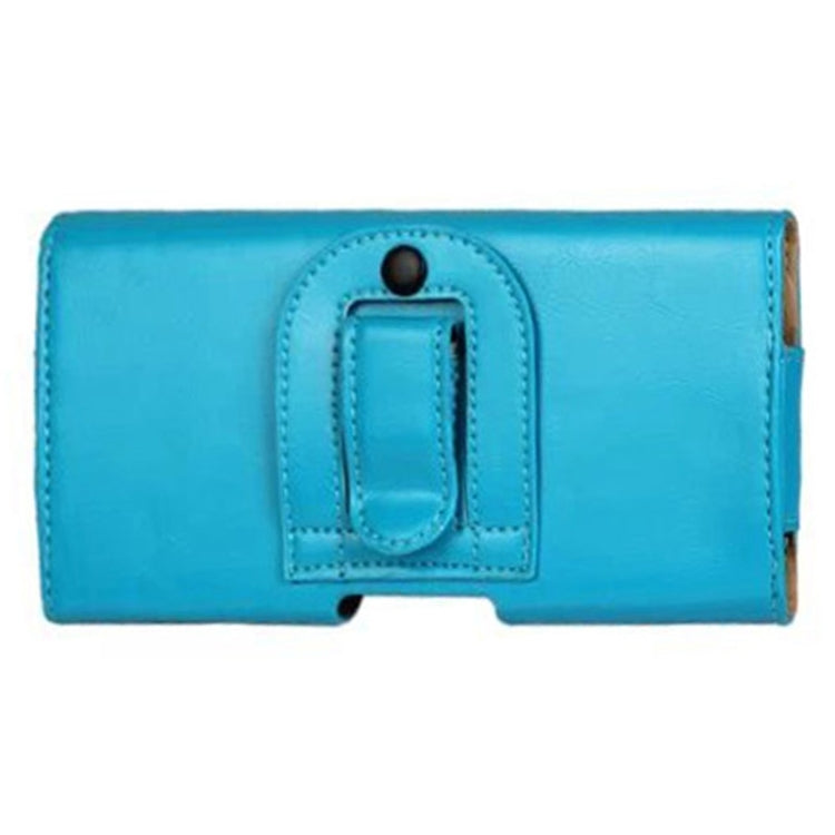 Crazy Horse Texture Horizontal Style Leather Waist Bag for iPhone 6 Plus & 6S Plus / Galaxy Note 4 / Note 3 / Note 2 / A5 & A3(Blue) - More iPhone Cases by buy2fix | Online Shopping UK | buy2fix