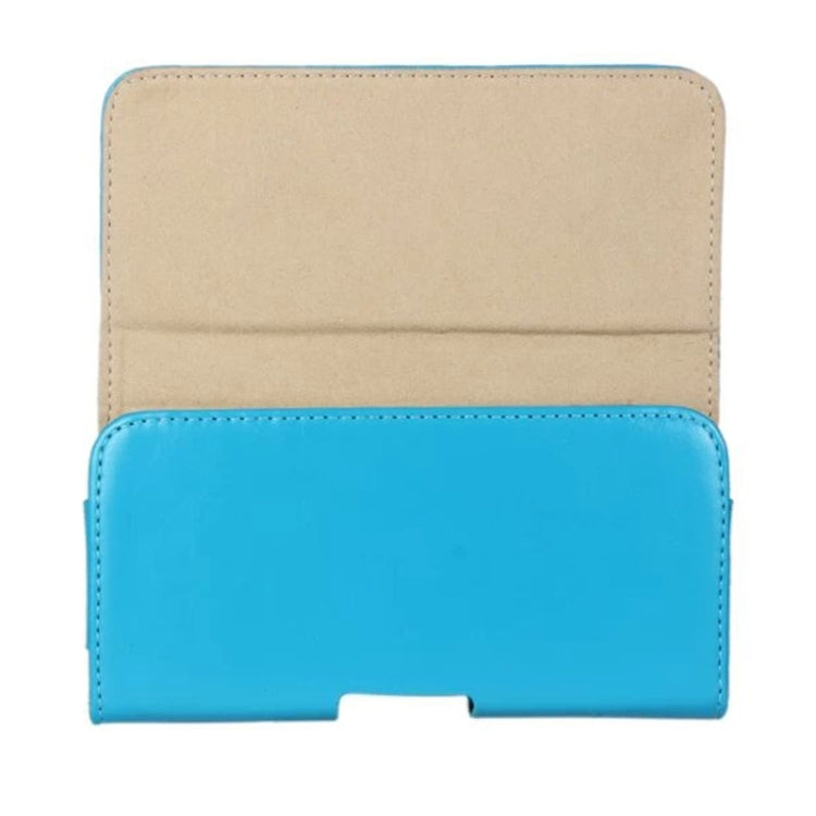 Crazy Horse Texture Horizontal Style Leather Waist Bag for iPhone 6 Plus & 6S Plus / Galaxy Note 4 / Note 3 / Note 2 / A5 & A3(Blue) - More iPhone Cases by buy2fix | Online Shopping UK | buy2fix