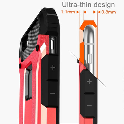 For iPhone 6 Plus & 6s Plus Tough Armor TPU + PC Combination Case(Red) by buy2fix