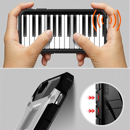 For iPhone 6 Plus & 6s Plus Tough Armor TPU + PC Combination Case(Silver) by buy2fix