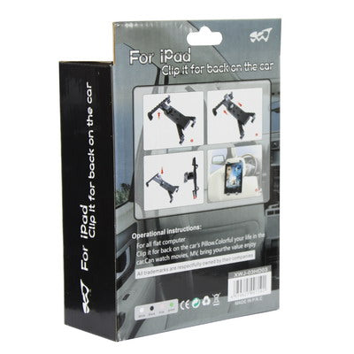 Retractable Multi-Direction Bracket Holder for iPad/iPad 2/ 7 inch~11 inch Tablet PC Clip On Car Headrest, Retractable range: 16cm~25cm(Black) - Universal Car Holders by buy2fix | Online Shopping UK | buy2fix