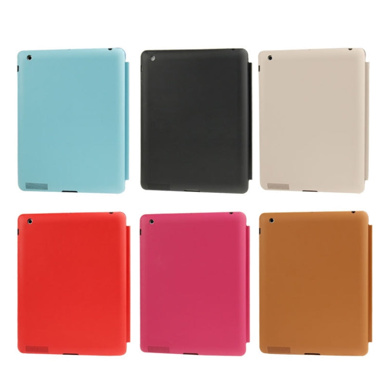4-folding Slim Smart Cover Leather Case with Holder & Sleep / Wake-up Function for iPad 4 / New iPad (iPad 3) / iPad 2(Red) - iPad 4 & 3 & 2 Cases by buy2fix | Online Shopping UK | buy2fix