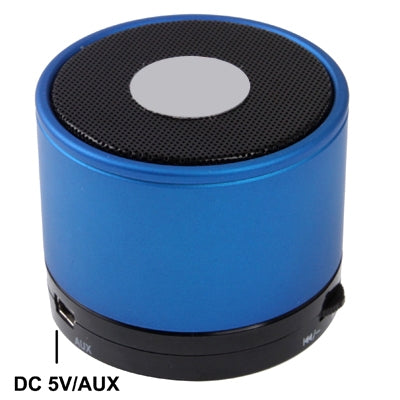 Bluetooth 2.1 Mini Stereo Speaker for iPhone 5 / iPhone 4 & 4S / iPad 4 / New iPad / iPad mini / mini 2 Retina, Built-in Rechargeable Battery, Support TF Card(Blue) - Desktop Speaker by buy2fix | Online Shopping UK | buy2fix