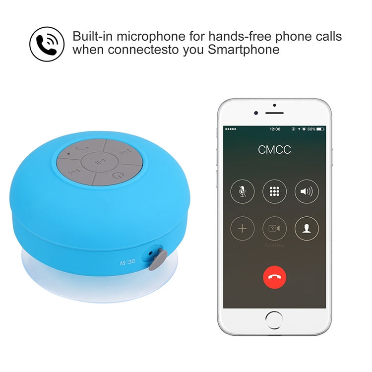 Mini Waterproof Bluetooth ISSC3.0 Speaker for iPad / iPhone / Other Bluetooth Mobile Phone, Support Handfree Function, Waterproof Level: IPX4, BTS-06(Blue) - Waterproof Speaker by buy2fix | Online Shopping UK | buy2fix