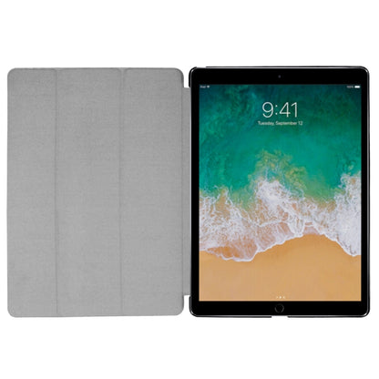 Custer Texture Horizontal Flip Smart Leather Case with 3-folding Holder  & Sleep / Wake-up Function for iPad Pro 12.9 inch 2017 / 2015(Black) - More iPad Cases by buy2fix | Online Shopping UK | buy2fix