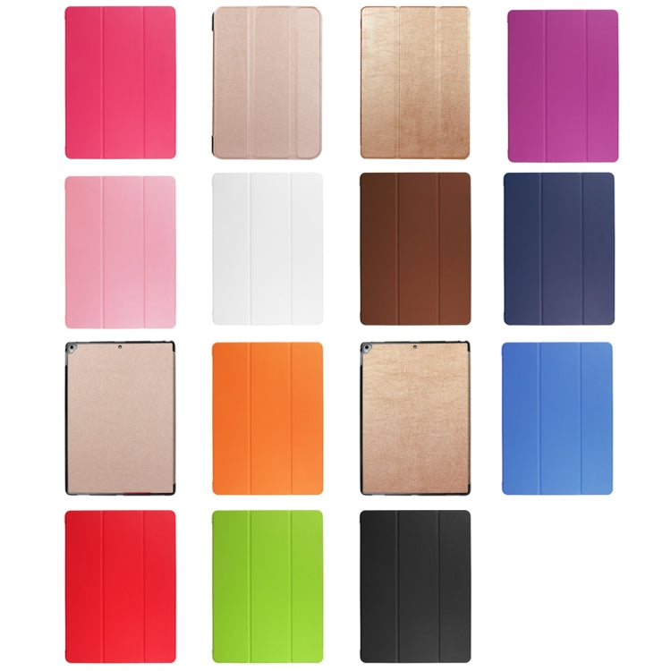 Custer Texture Horizontal Flip Smart Leather Case with 3-folding Holder  & Sleep / Wake-up Function for iPad Pro 12.9 inch 2017 / 2015(Black) - More iPad Cases by buy2fix | Online Shopping UK | buy2fix