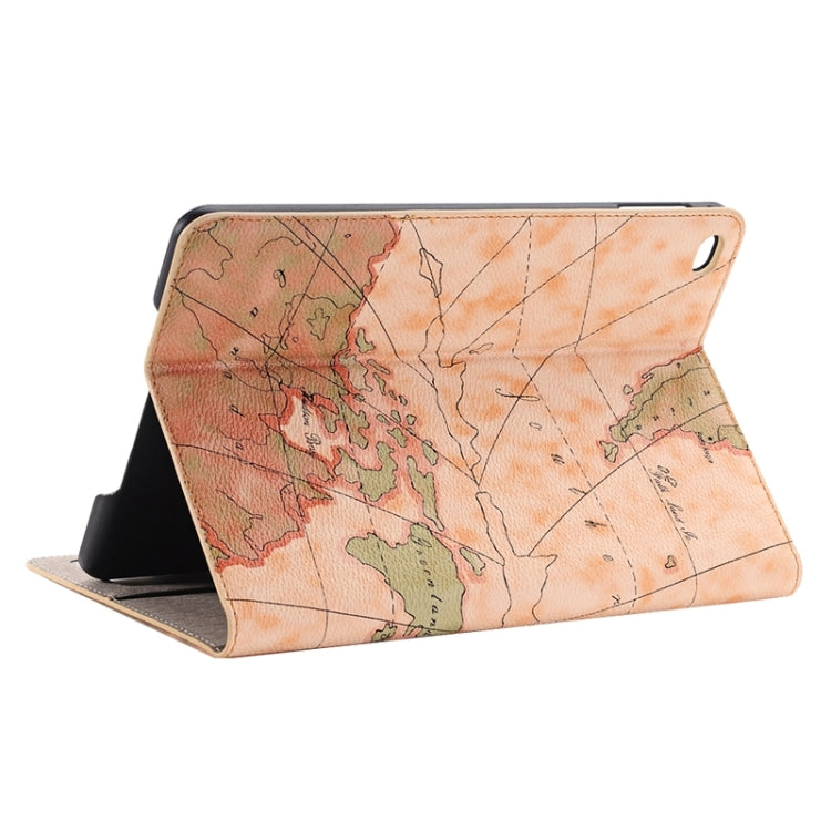 Map Pattern Horizontal Flip Leather Case with Holder & Card Slots & Wallet for iPad Pro 12.9 inch, Random Pattern Delivery - More iPad Cases by buy2fix | Online Shopping UK | buy2fix