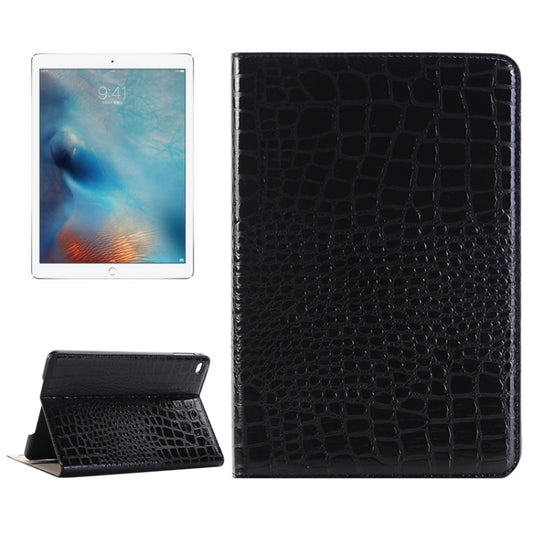 Crocodile Texture Horizontal Flip Leather Case with Holder & Card Slots & Wallet for iPad Pro 12.9 inch(Black) - More iPad Cases by buy2fix | Online Shopping UK | buy2fix