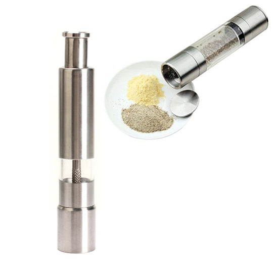 304 Stainless Steel Salt and Pepper Grinder / Mill(Silver)