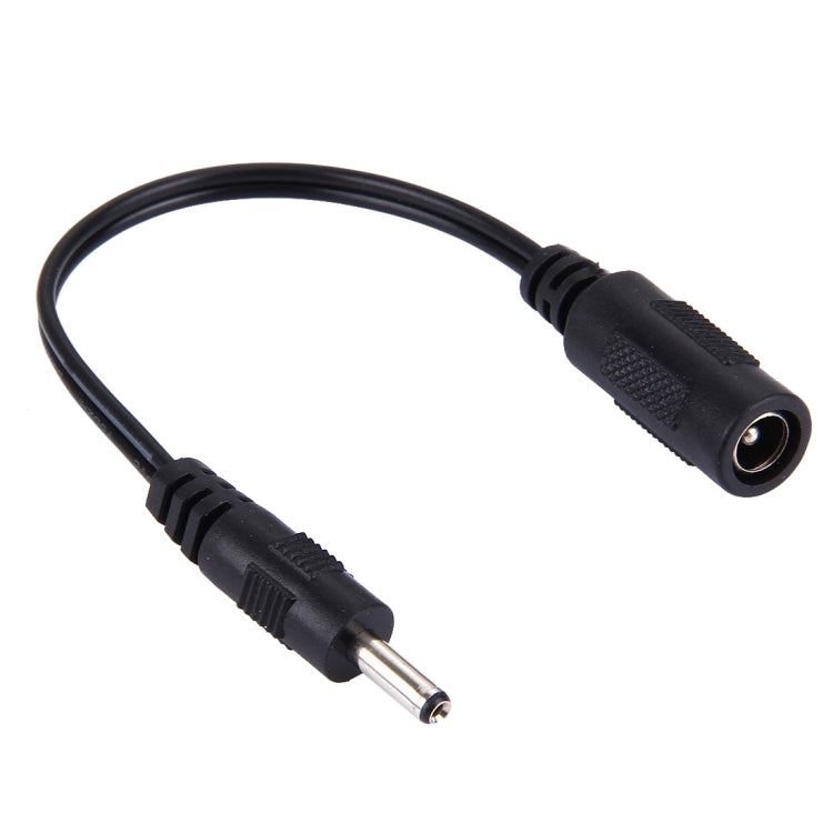 5.5 x 2.1mm DC Female to 3.5 x 1.35mm DC Male Power Connector Cable for Laptop Adapter, Length: 15cm(Black) - Universal Power Adapter by buy2fix | Online Shopping UK | buy2fix