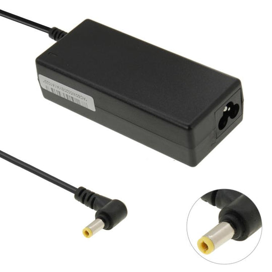 PA-1650-22 65W 19V 3.42A Mini AC Adapter with 5.5mm x 2.5mm for Asus / Acer / Gateway / Toshiba / Lenovo Thinkpad / ThinkBook / Xiaoxin(Black)