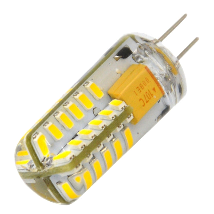 G4 3.5W 170LM Silicone Corn Light Bulb, 48 LED SMD 3014, Warm White Light, AC/DC 12V - LED Blubs & Tubes by buy2fix | Online Shopping UK | buy2fix