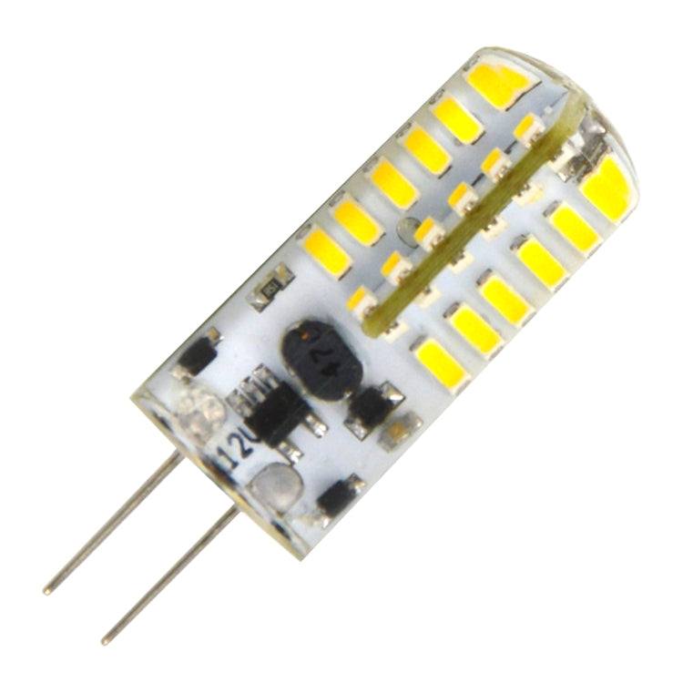 G4 3.5W 170LM Silicone Corn Light Bulb, 48 LED SMD 3014, White Light, AC/DC 12V - LED Blubs & Tubes by buy2fix | Online Shopping UK | buy2fix