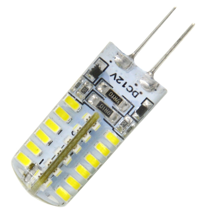 G4 3.5W 170LM Silicone Corn Light Bulb, 48 LED SMD 3014, White Light, DC 12V - LED Blubs & Tubes by buy2fix | Online Shopping UK | buy2fix