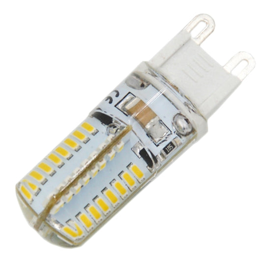 G9 4W 210LM Silicone Corn Light Bulb, 64 LED SMD 3014, Warm White Light, AC 220V by buy2fix