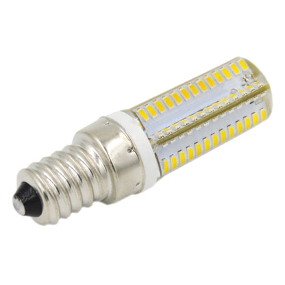 E14 5W 400LM 104 LED SMD 3014 Silicone Corn Light Bulb, AC 220V (Warm White Light) - LED Blubs & Tubes by buy2fix | Online Shopping UK | buy2fix